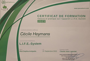 certificat Biorésonance Animaux Genève